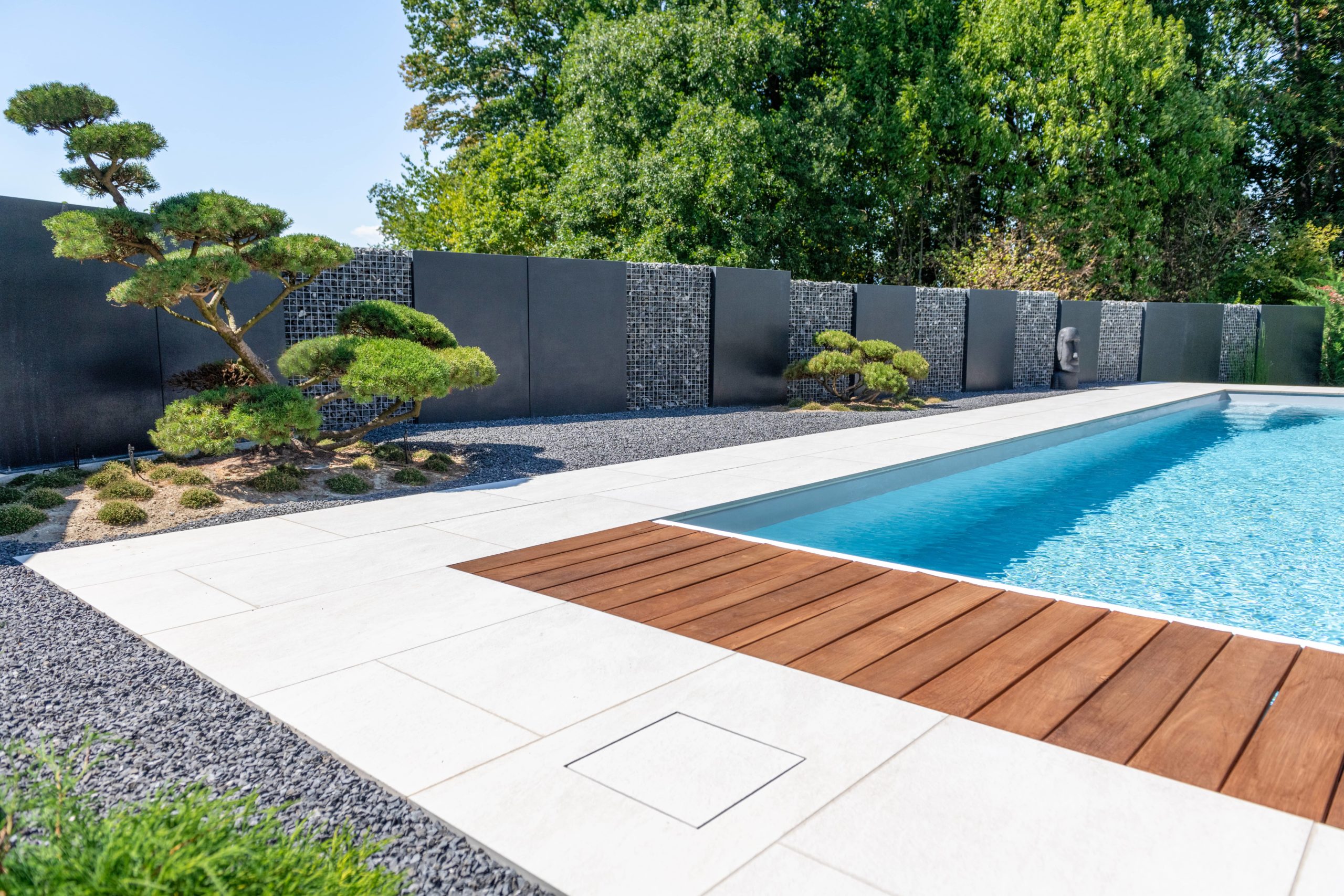 Piscine familiale réalisée par Ô Design